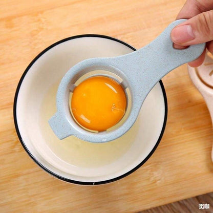 1/2/3/5 pezzi Separatore uovo bianco e tuorlo di colore casuale, filtro portatile leggero strumento da cucina per cottura