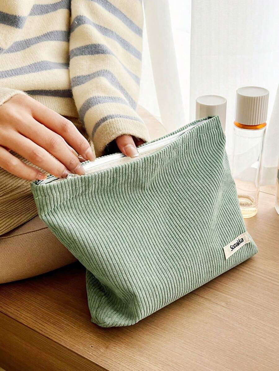 Borsa trucco con cerniera (senza ciondolo a forma di pollo), decorazione per camera da letto, bagno, soggiorno, scrivania, accessori da viaggio