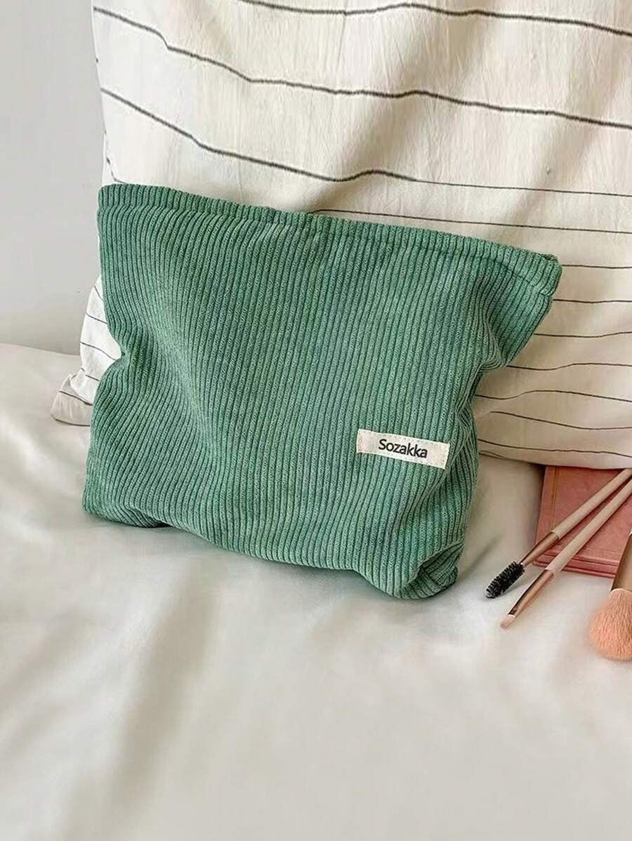 Borsa trucco con cerniera (senza ciondolo a forma di pollo), decorazione per camera da letto, bagno, soggiorno, scrivania, accessori da viaggio