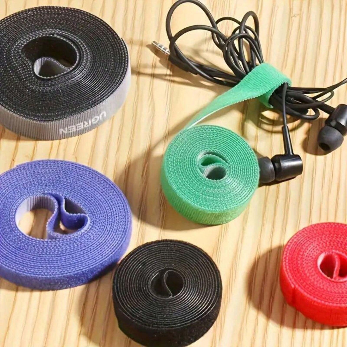 Piccolo gancio da giardino con chiusura a strappo, nastro con gancio e passante per fissare piante e rami d'albero, cintura per rami d'albero, accessori per fiori e piante da giardino, forniture per giardinaggio