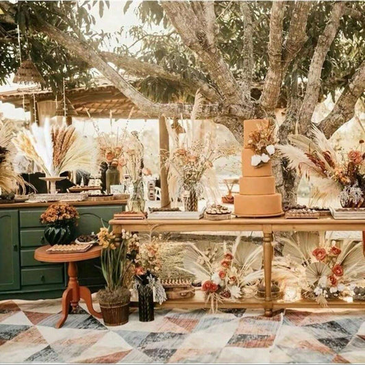 Fiori secchi di erba di pampa bianca e coda di coniglio, decorazione in stile bohémien, decorazione floreale artificiale da parete per il bagno, San Valentino, regalo, decorazione autunnale, piante finte