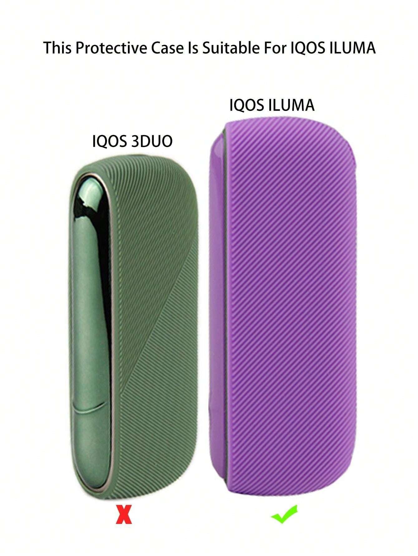 1 pezzo Accessori decorativi in silicone di vari colori per custodia IQOS ILUMA, accessori per sigarette elettroniche, non per 3.0duo, confezione regalo