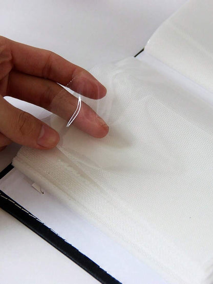 album di inserti di 100 pagine da 6 pollici con superficie in tessuto, per il ritorno a scuola, forniture scolastiche
