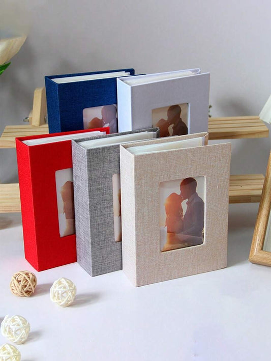 album di inserti di 100 pagine da 6 pollici con superficie in tessuto, per il ritorno a scuola, forniture scolastiche