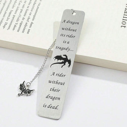 Segnalibro in metallo con incisione del drago nero - Segnalibro, marchi di lettura per collezionisti amanti dei libri, regali per amici e insegnanti - Forniture scolastiche