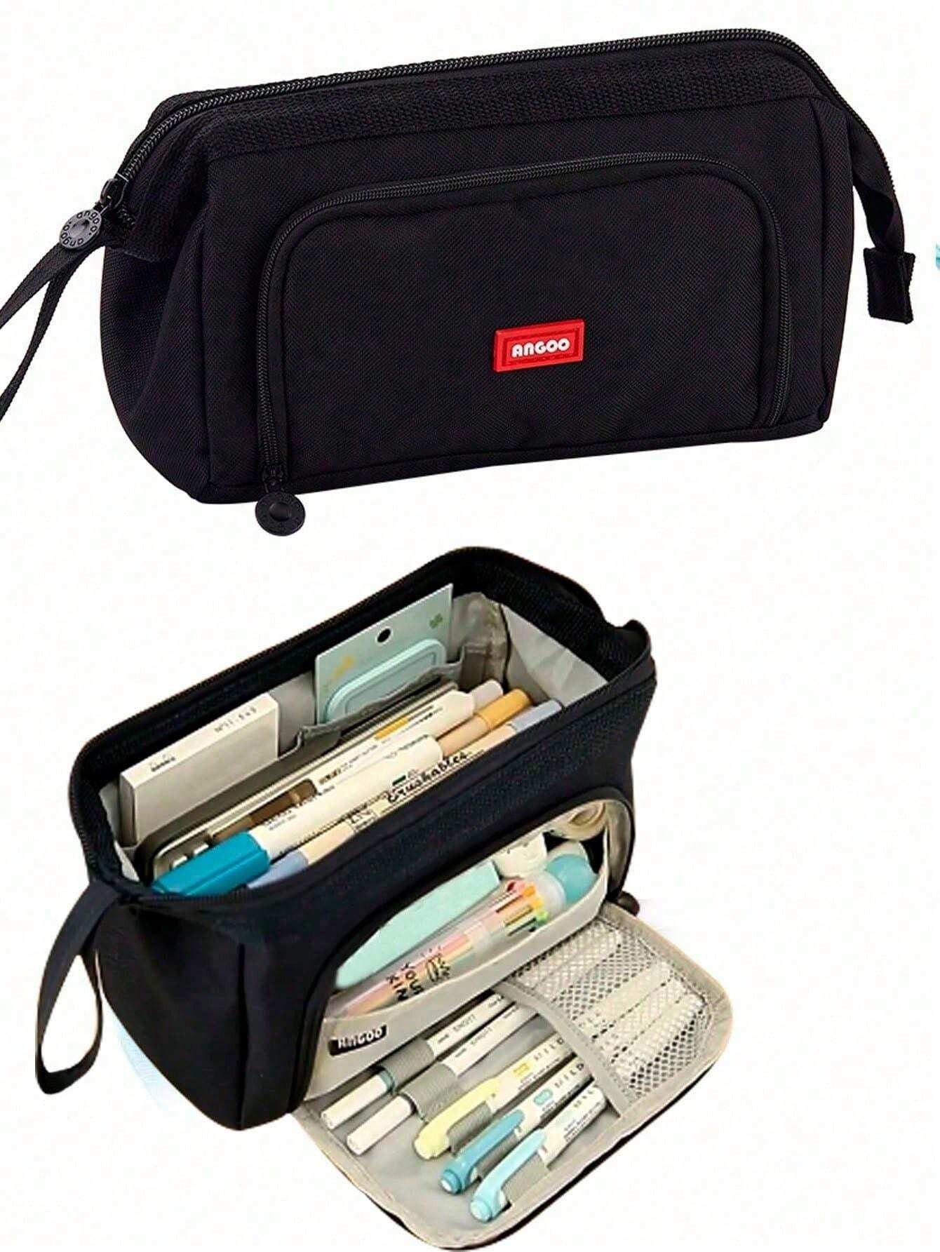 Astuccio extra capiente aggiornato, custodia per cancelleria per bambini, studenti, regalo, monete, calcolatrice, borsa organizer per ragazzi e ragazze, borsa per trucchi da viaggio, essenziali per il ritorno a scuola,regalo