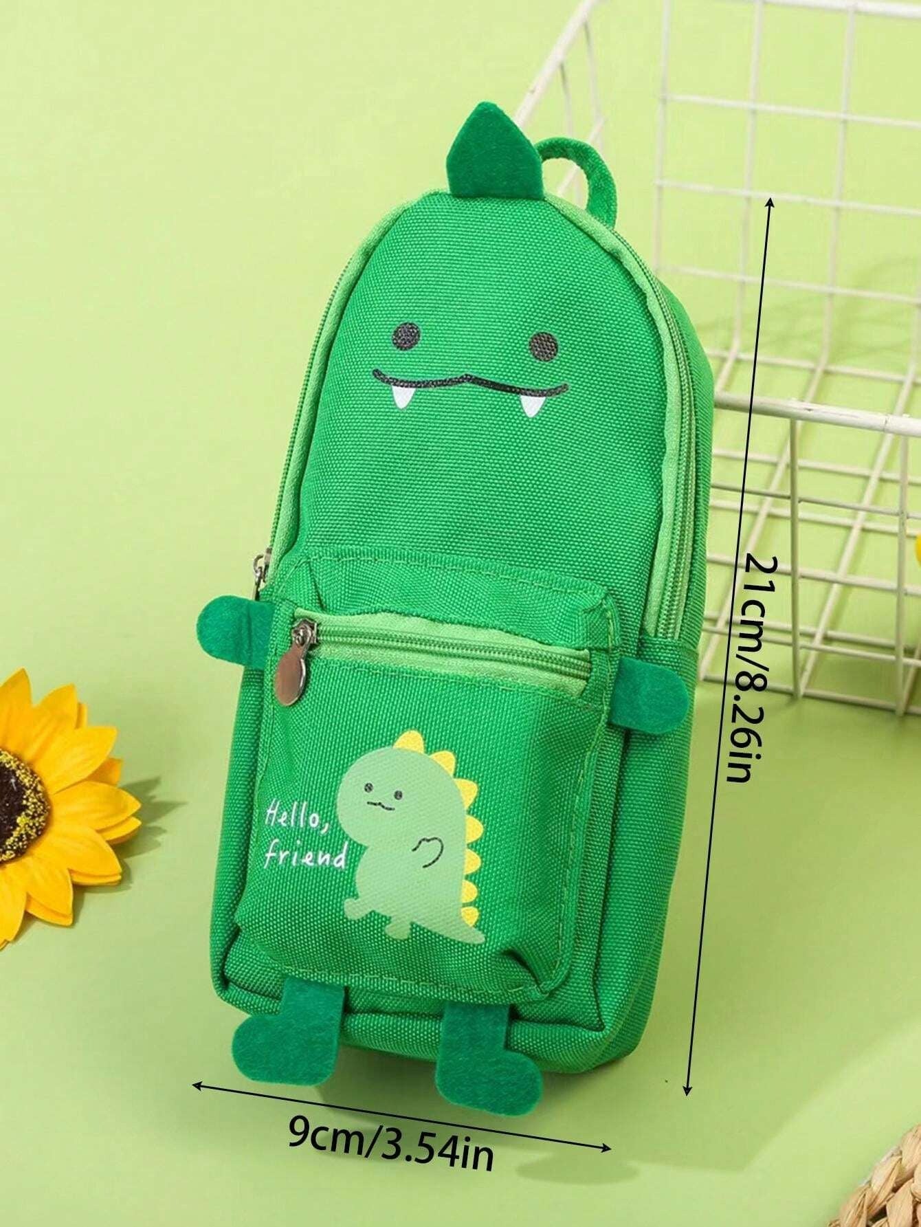 Astuccio portapenne/cancelleria a forma di dinosauro, diversi strati, di ritorno a scuola, forniture scolastiche, astuccio porta matite, borsa scuola