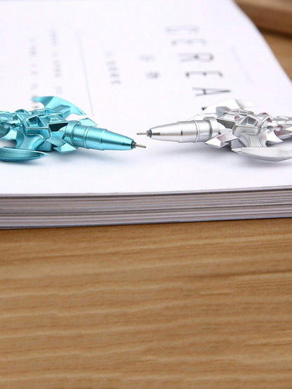 Penne neutre a forma di spada retrò, design armi da arti marziali anime, articoli di cancelleria per studenti, colore casuale