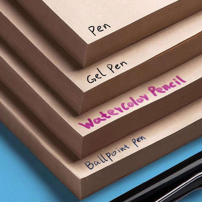 Quaderno contenente 320/500 fogli di carta da abbozzo in polpa di legno, taccuino da schizzo, per studenti, candidati agli esami, bambini per dipingere e prendere appunti
