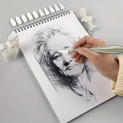Set di 22 matite da disegno con punte sostituibili, gomma. Adatto per disegno, arte, schizzo, editing dettagli, evidenziazione e forniture scolastiche, ideale come regalo