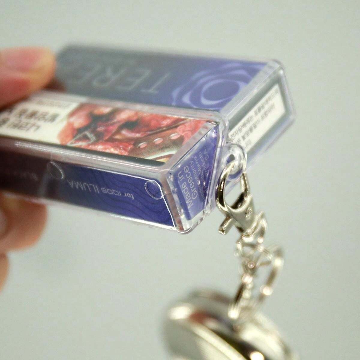 1 pezzo Custodia protettiva/scatola per custodire i bastoncini di tabacco riscaldato, adatta per bastoncini IQOS o altri prodotti di tabacco riscaldato, progettata per IQOS ILUMA I ONE, in materiale TPU