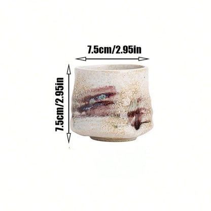 Tazza da caffè in ceramica, tazza in ceramica spessa modificata in forno, tazza sofisticata di alta qualità, sensazione di lusso di alta gamma, tazza singola retrò e creativa per uso personale