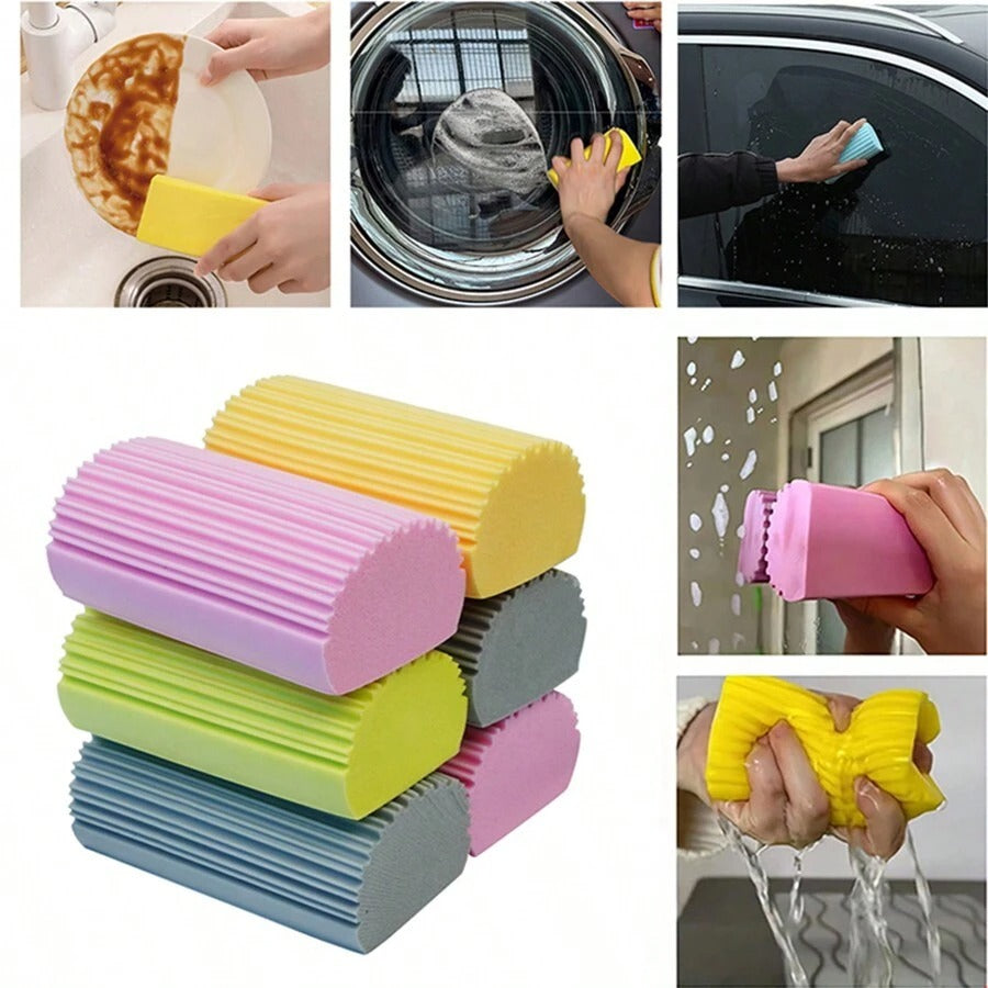 1 pezzo di spugna multi-colore per la pulizia della cucina, per auto, lavaggio di piatti e vetri, cucina, bagno, casa, forniture domestiche