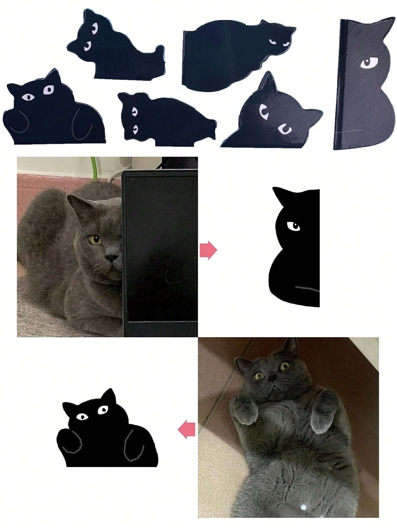 Segnapagina con design gatto creativo multiuso per libro da leggere