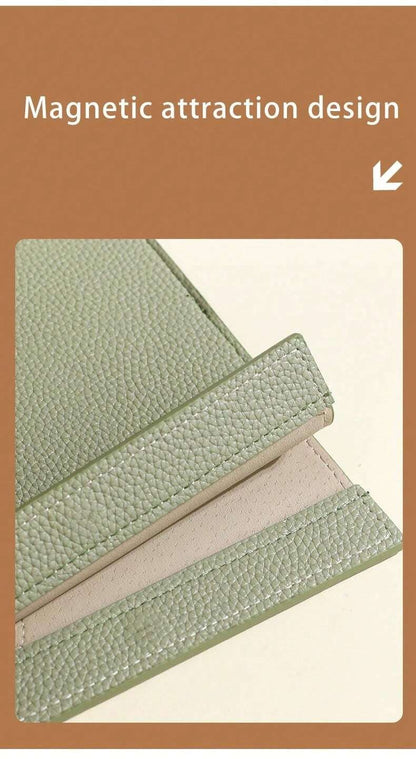 Cartella portadocumenti formato A4 in pelle spessa con motivo litchi, custodia da ufficio, valigetta per archiviazione di documenti, forniture scolastiche