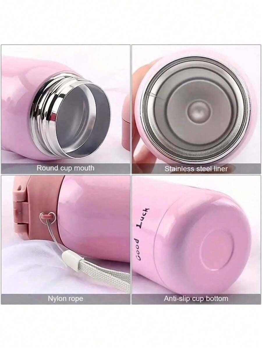 Tazza a Vuoto Mini Lucky da 200ml, Bottiglia a Vuoto in Acciaio Inossidabile, Tazza da Caffè, Borraccia Termica da Viaggio, Bottiglia Termica in Acciaio Inossidabile, Tazza Termica da Viaggio