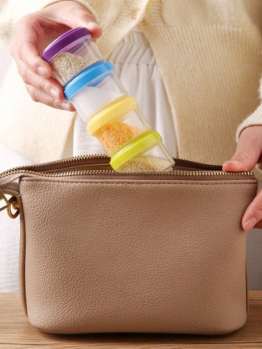 Contenitori da 35ml per condimenti per insalata con coperchi a vite, contenitori in plastica per salse e condimenti con coperchi per il pranzo scuola, forniture scolastiche, picnic, festa