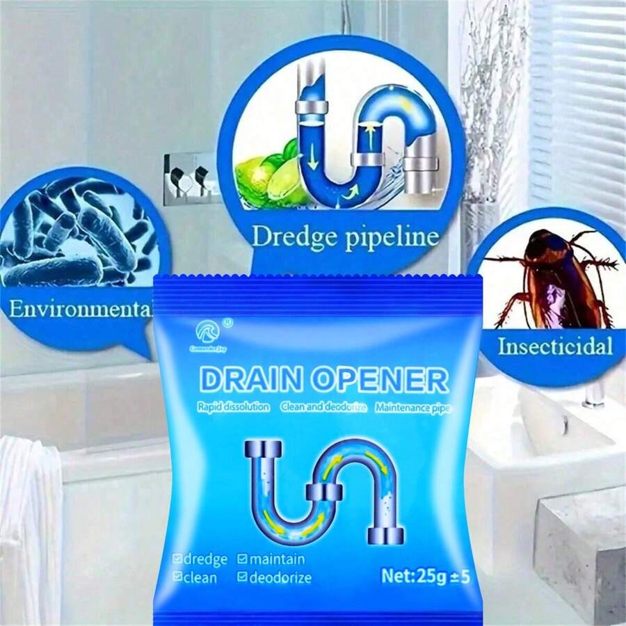 1/5/10 pezzi Detergente per scarichi super potente per drenare il lavello della cucina, il bagno e le tubature in pochi secondi