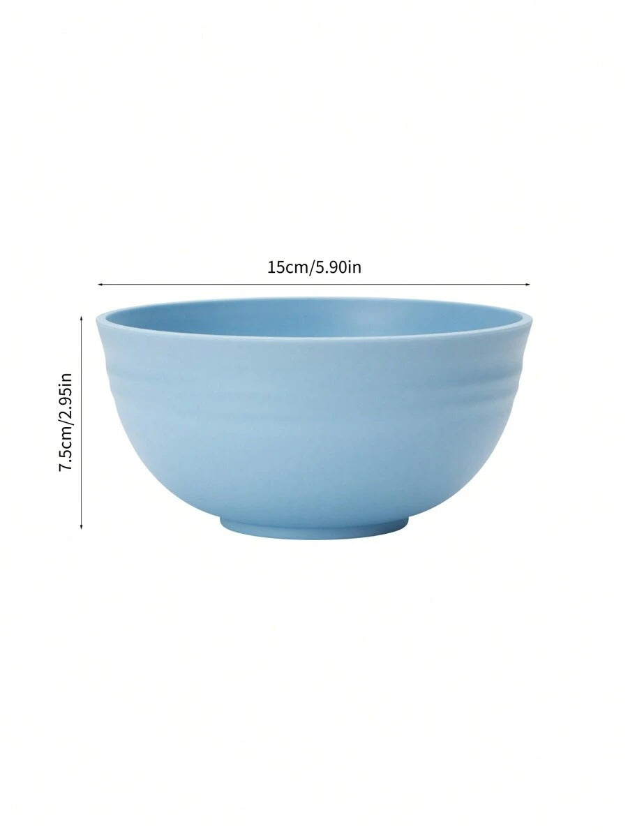 Ciotole per cereali in plastica PP, lavabili in lavastoviglie e microonde, utilizzabili per zuppe, snack, insalate e frutta, per la cucina, come regalo di Natale, forniture scolastiche