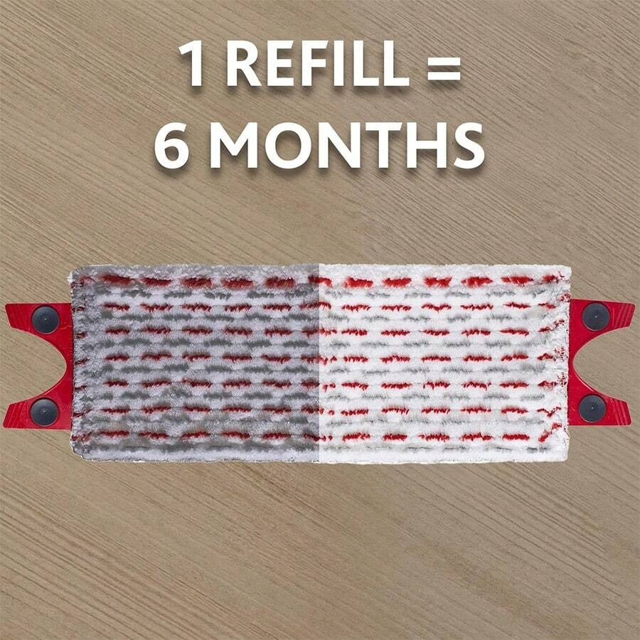 1/3 pezzi Testa di ricambio del mocio compatibile con Ultramax/Ultramax Plus 2-In-1, design di installazione facile, pad per la pulizia dei pavimenti altamente assorbente e potente