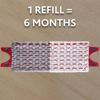 1/3 pezzi Testa di ricambio del mocio compatibile con Ultramax/Ultramax Plus 2-In-1, design di installazione facile, pad per la pulizia dei pavimenti altamente assorbente e potente