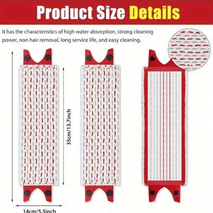 1/3 pezzi Testa di ricambio del mocio compatibile con Ultramax/Ultramax Plus 2-In-1, design di installazione facile, pad per la pulizia dei pavimenti altamente assorbente e potente