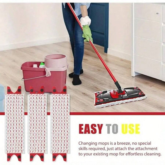 1/3 pezzi Testa di ricambio del mocio compatibile con Ultramax/Ultramax Plus 2-In-1, design di installazione facile, pad per la pulizia dei pavimenti altamente assorbente e potente