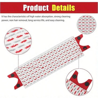 1/3 pezzi Testa di ricambio del mocio compatibile con Ultramax/Ultramax Plus 2-In-1, design di installazione facile, pad per la pulizia dei pavimenti altamente assorbente e potente