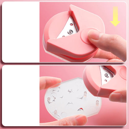 Attrezzo per angoli arrotondati R4, finitura smussata, strumento per rifilare e arrotondare gli angoli di cartone, pellicola plastica, carte, ritorni a scuola, forniture scolastiche