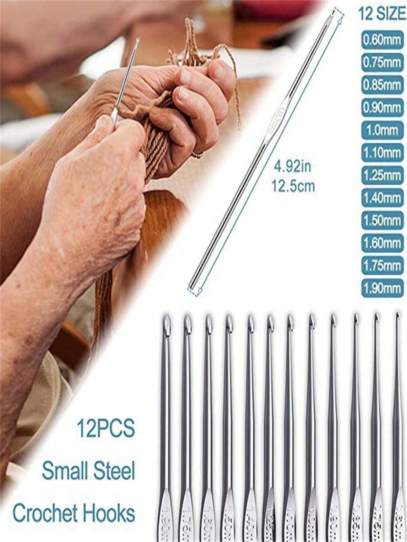 Set all'uncinetto, 108 pezzi Kit di avviamento all'uncinetto fai-da-te con tutti i materiali, set portatile di attrezzi per lavorare a maglia con filati, attrezzi di base per uncinetto fai-da-te con filati, kit per hobby creativi