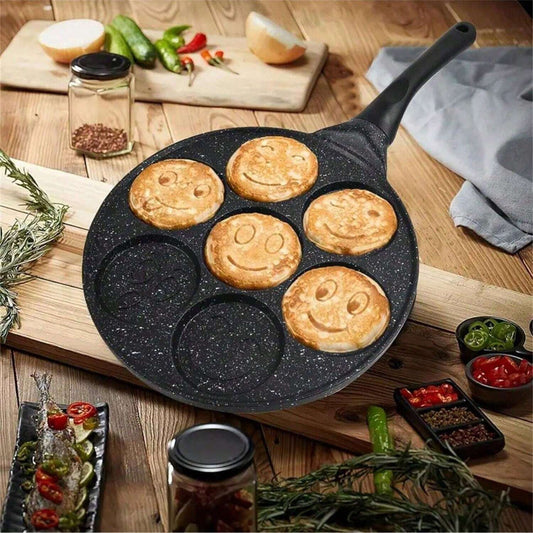 1 pezzo Mini padella per pancake, macchina per pancake con 7 design di stampi