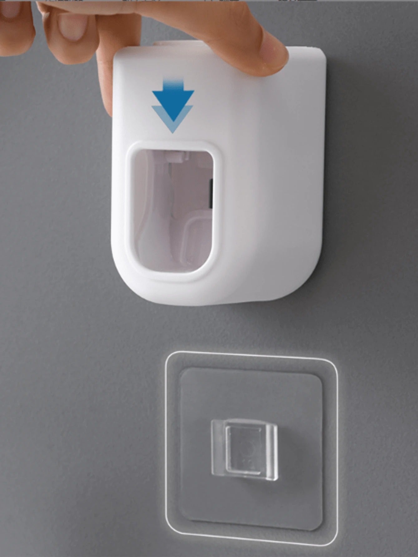 1 pezzo Spremitore automatico di dentifricio montato a parete, strumento comodo per il bagno, decorazione da parete per il bagno di casa senza foratura, decorazione autunnale, ritorno a scuola