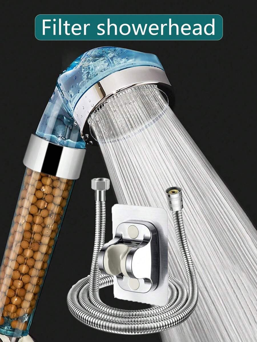 Soffione doccia, filtro ad alta pressione per il risparmio idrico, doccetta a mano per pelle e capelli secchi, decorazione per il bagno di casa, accessori per il bagno autunnali