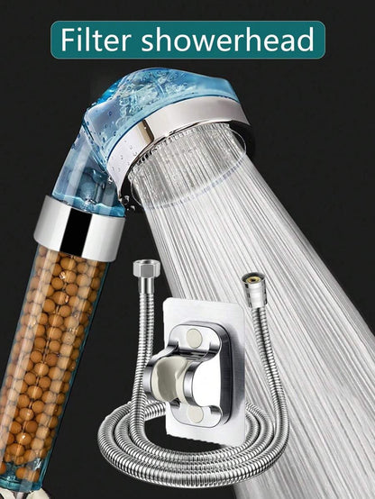 Soffione doccia, filtro ad alta pressione per il risparmio idrico, doccetta a mano per pelle e capelli secchi, decorazione per il bagno di casa, accessori per il bagno autunnali