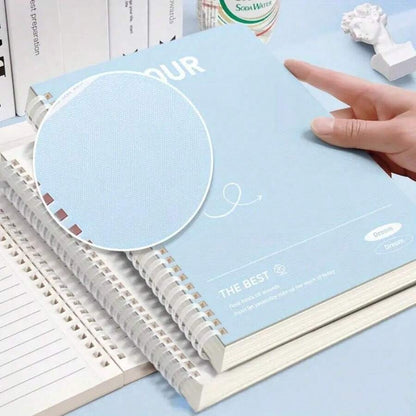 Quaderno a spirale, formato 1/6 di foglio 8.3" X 5.9" A5/B5, copertina in cartoncino, righe da 7mm, 6 colori, 60-120 pagine, per studiare e prendere appunti, diario, per il ritorno a scuola
