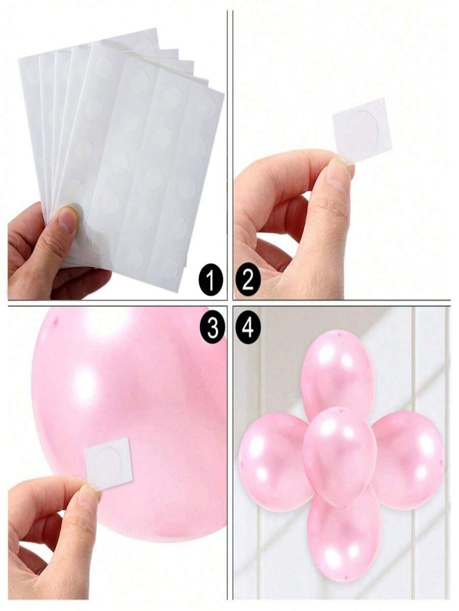 Punti adesivi trasparenti a doppia faccia - decorazioni per matrimoni e forniture per feste, accessori per palloncini, fai da te e artigianato