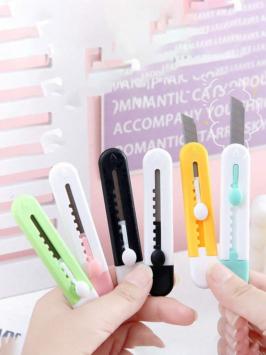 Coltellino Mini Colorato Come Caramella, Taglierino Portatile, Utilizzato Per Aprire Pacchi Postali, Tagliare Carta, Coltelli Da Tasca, Per Ritorno A Scuola, Forniture Scolastiche