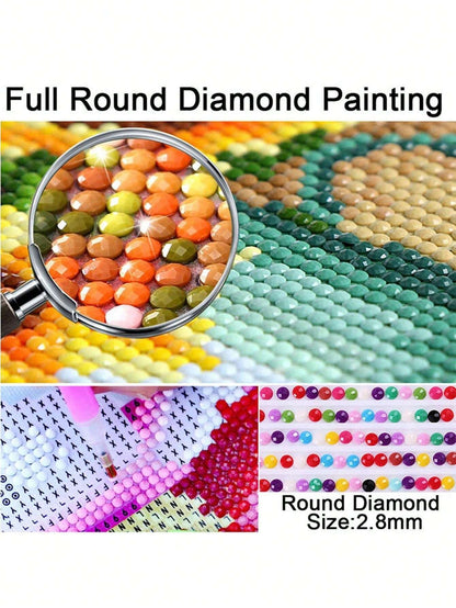 Kit di pittura diamantata 5D - Doppio Drago Yin Yang, arte diamante a tutto tondo, artigianato drago e drago cartoni animati, tema animale, decorazione per la casa fai-da-te - 40x50cm
