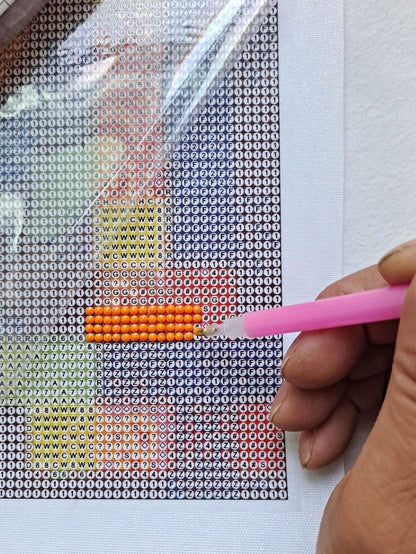 Kit di pittura diamantata 5D - Doppio Drago Yin Yang, arte diamante a tutto tondo, artigianato drago e drago cartoni animati, tema animale, decorazione per la casa fai-da-te - 40x50cm