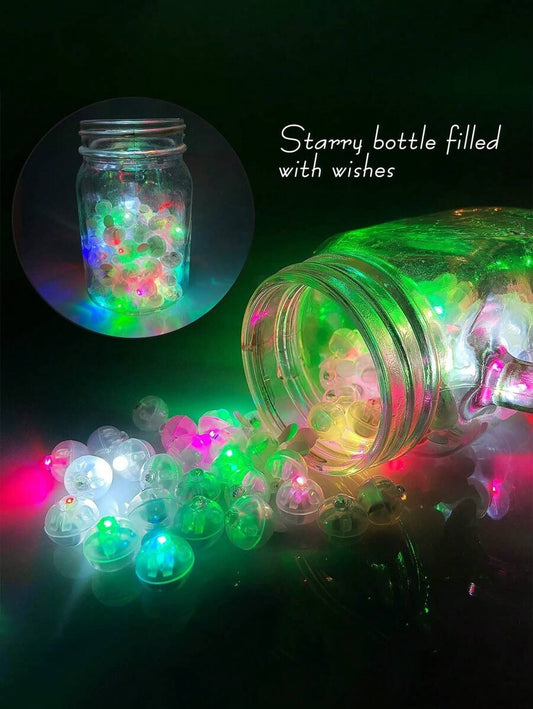 Mini luci chroma, luci a LED per palloncini impermeabili con lungo tempo di autonomia, alimentate a batteria, lampada a sfera per palloncini, lanterne di carta, feste di compleanno, Natale, addobbi natalizi