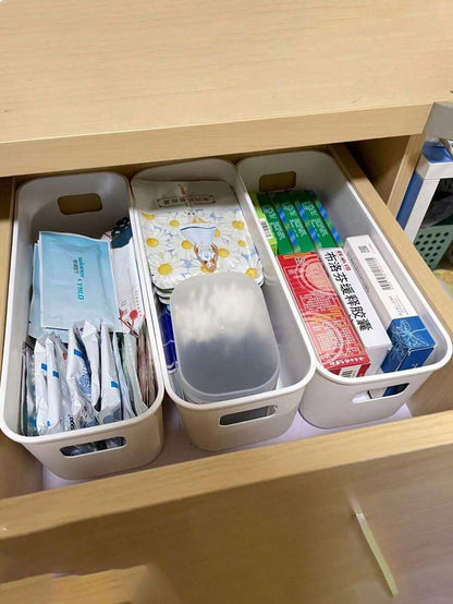 10 pezzi/5 pezzi Scatola portaoggetti multifunzione, custodia per cosmetici da tavolo con cassetti, organizer per cassetti in plastica trasparente combinata, versatile, scatola portaoggetti trasparente per il trucco, elegante scatola portaoggetti