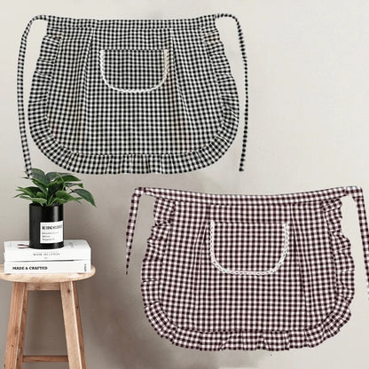 Grembiule da metà corpo traspirante e alla moda per cucina, cottura, protezione, uso in ristorante, abbigliamento da lavoro per donne, adatto per cucina, bagno, casa, articoli per la casa