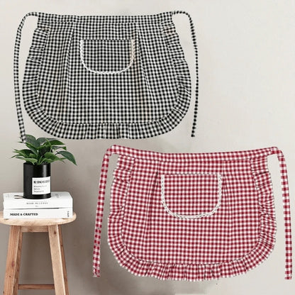 Grembiule da metà corpo traspirante e alla moda per cucina, cottura, protezione, uso in ristorante, abbigliamento da lavoro per donne, adatto per cucina, bagno, casa, articoli per la casa