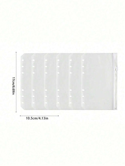 Quaderno Con Raccoglitore A Fogli Mobili Laser A6 + Libretto Dei Conti A Fogli Mobili Con Budget In Contanti