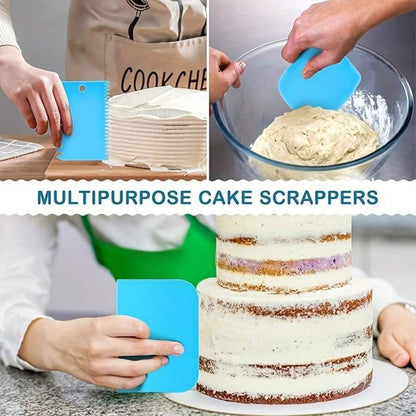Set da 116 pezzi per decorare torte, include 55 bocchette per sac à poche, 50 sac à poche, 3 spatole per glassa, con scatola di contenimento. Adatto per decorare in modo creativo torte, biscotti.