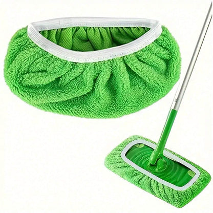 1/2/4/6 pezzi Panni mop piatti con fascia elastica - super assorbenti, lavabili, durevoli, facili da pulire, morbidi e rimuovono la polvere - ideali per forniture per la pulizia e la manutenzione della casa.