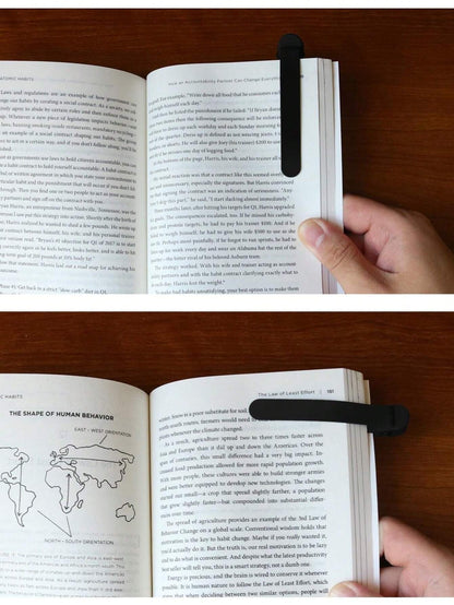 Segnalibro automatico, segnalibri in silicone per lettura donne, uomini, bambini, amanti dei libri, segnalibri carini e unici per lettura, accessori per la lettura, regali per gli appassionati di libri