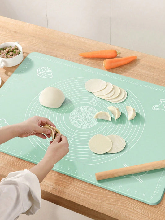 1 pezzo Tappetino in silicone extra large da 70 cm / 65 cm / 50 cm per impastare, antiaderente, per stendere la pasta, tappetino da forno, tagliere per pane e pasticceria, tappetino in silicone per croste di torte