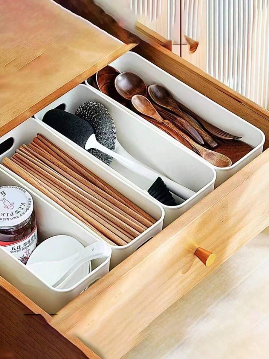 10 pezzi/5 pezzi Scatola portaoggetti multifunzione, custodia per cosmetici da tavolo con cassetti, organizer per cassetti in plastica trasparente combinata, versatile, scatola portaoggetti trasparente per il trucco, elegante scatola portaoggetti