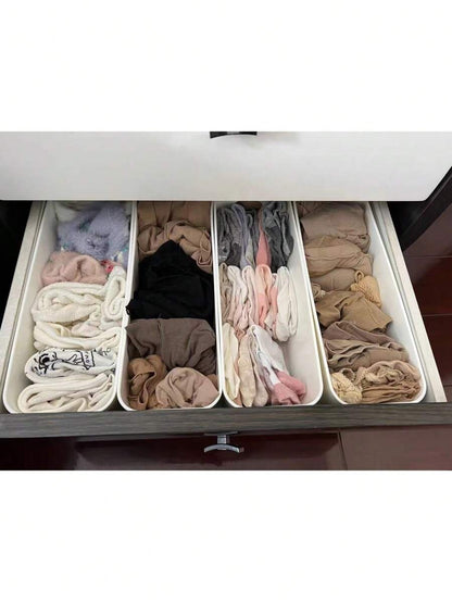 10 pezzi/5 pezzi Scatola portaoggetti multifunzione, custodia per cosmetici da tavolo con cassetti, organizer per cassetti in plastica trasparente combinata, versatile, scatola portaoggetti trasparente per il trucco, elegante scatola portaoggetti